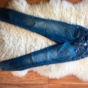 Cat & jack ultimate stretch skinny kids girls denim blue jeans